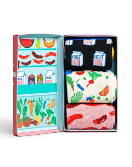 Set 3 perechi sosete multicolore Happy Socks